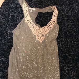 Sequin Tank Top